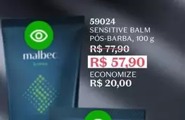 Oferta de Malbec - Balm Po5-barba por R$57,9 em O Boticário