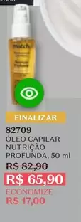 Oferta de Óleo Capilar Nutrição Profunda por R$65,9 em O Boticário