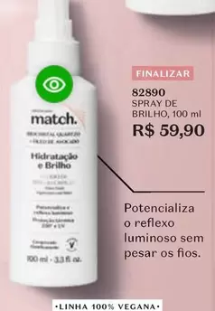 Oferta de Match - 82890 por R$59,9 em O Boticário