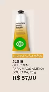 Oferta de Cuide-se Bem - Gel Creme Para Maos Ameixa Dourada por R$57,9 em O Boticário