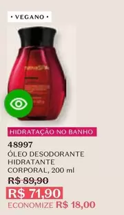 Oferta de O boticario - Óleo Desodorante Hidratante Corporal por R$71,9 em O Boticário