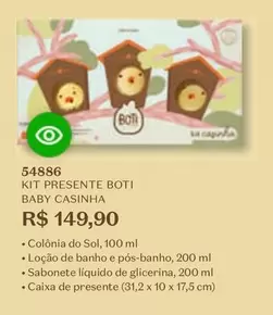 Oferta de Boti - Kit Presente por R$149,9 em O Boticário