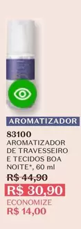 Oferta de O boticario - Aromatizador De Travesseiro E Tecidos Boa Noite por R$80,9 em O Boticário