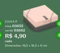 Oferta de Rosa - Caixa P por R$4,9 em O Boticário