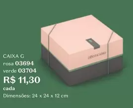 Oferta de Rosa - Caixa G por R$11,3 em O Boticário