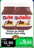 Oferta de Nutella - Creme De Avelã Pote por R$12,9 em Max Atacadista