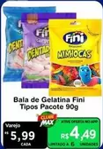 Oferta de De   - Bala De Gelatina Tipos Pacote por R$4,49 em Max Atacadista