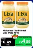 Oferta de Liza - Maionese Tradicional por R$4,99 em Max Atacadista