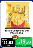 Oferta de Uai - Batata Congelada por R$22,98 em Max Atacadista