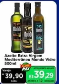 Oferta de Extra - Azeite Extra Virgem Mediterráneo por R$39,9 em Max Atacadista