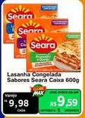 Oferta de Seara - Lasanha Congelada Sabores Caixa por R$9,98 em Max Atacadista