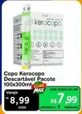 Oferta de Kerocopo - Copo Descartável Pacote por R$8,99 em Max Atacadista