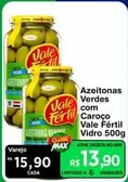 Oferta de Vale Fértil - Azeitonas Verdes Com Careoço por R$15,9 em Max Atacadista