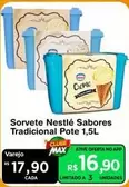 Oferta de Nestlé - Sorvete Sabores Tradicional por R$17,9 em Max Atacadista