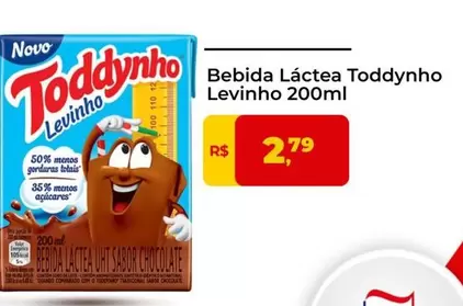 Oferta de Toddynho - Bebida Láctea por R$2,79 em Tonin Superatacado