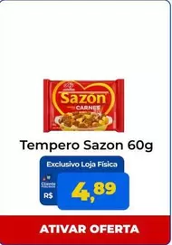 Oferta de Sazón - Tempero por R$4,89 em Tonin Superatacado