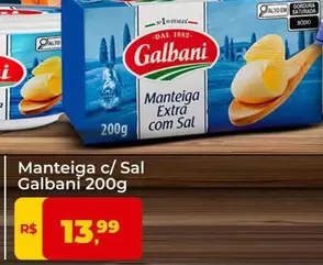 Oferta de Galbani - Manteiga C/ Sal por R$13,99 em Tonin Superatacado