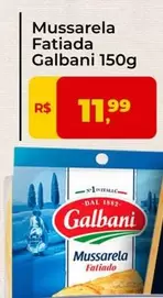 Oferta de Galbani - Mussarela Fatiada por R$11,99 em Tonin Superatacado